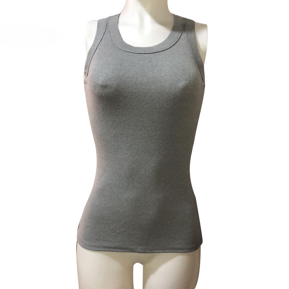 Женские майки без рукавов, базовый топ-майка, рубашка, тонкий трикотажный жилет с круглым вырезом, ребристый топ, блузка