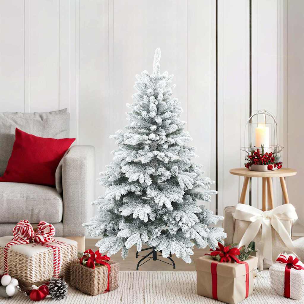 Artificial Hinged Christmas Tree Snow White 120 cm