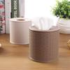Round Tissue Dispenser Box Living Room Bedroom Gift Napkin Holder Toilet Paper Storage Desktop Hotel Decor Tissue Box Dustproof