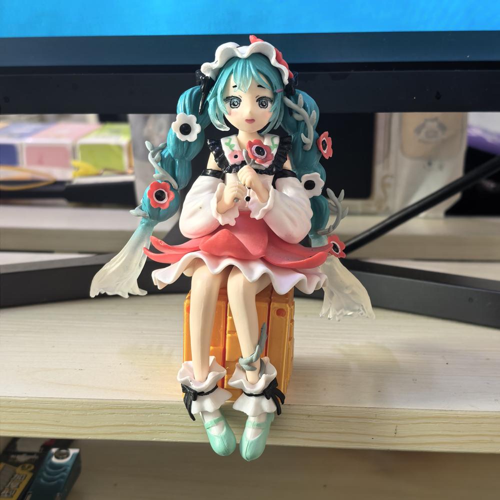 Anime Figure Wedding Dress Action Figures Kawaii Swimsuit Vocaloid PVC Collectible Model Playthings Girl Gift Idea