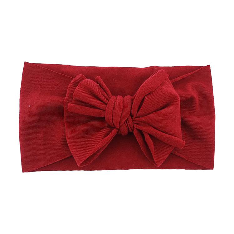 PL Newborn Infant Baby Headband Big Bow Headband Baby Girl Headbands Baby Knotted Bow Headwear
