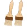 2026 2-Piece Natural Bristle Pastry Brushes, 2-Inch Basting & Sauce Tools