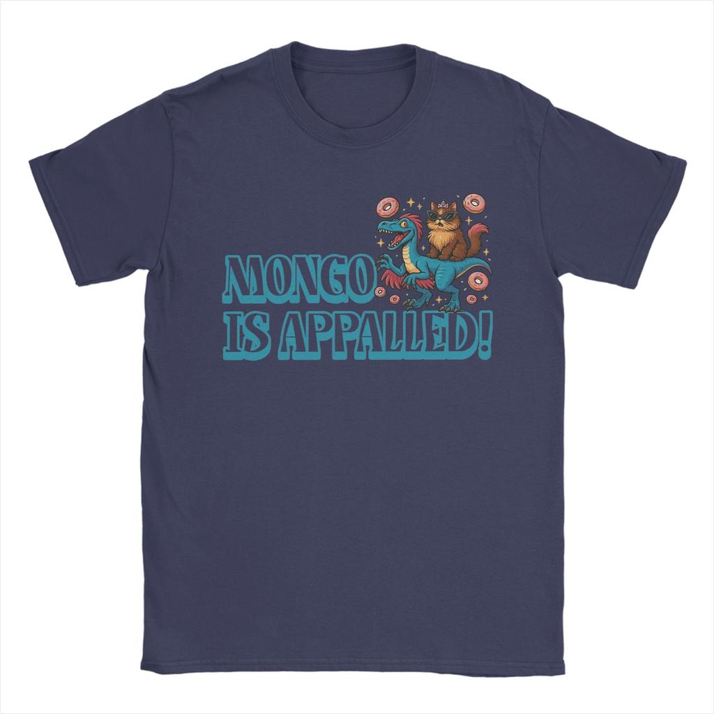 Mongo is Appalled Dungeon Crawler Carl princess donut T Shirts Men Pure Cotton Vintage TShirt O Neck  Tee Shirt Tops Graphic