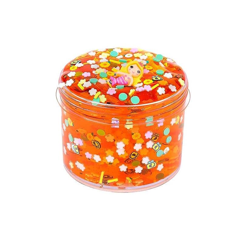 9-Piece Translucent Crystal Clay Slime Set - Ultra Soft, Glossy, and Crunchy Slime