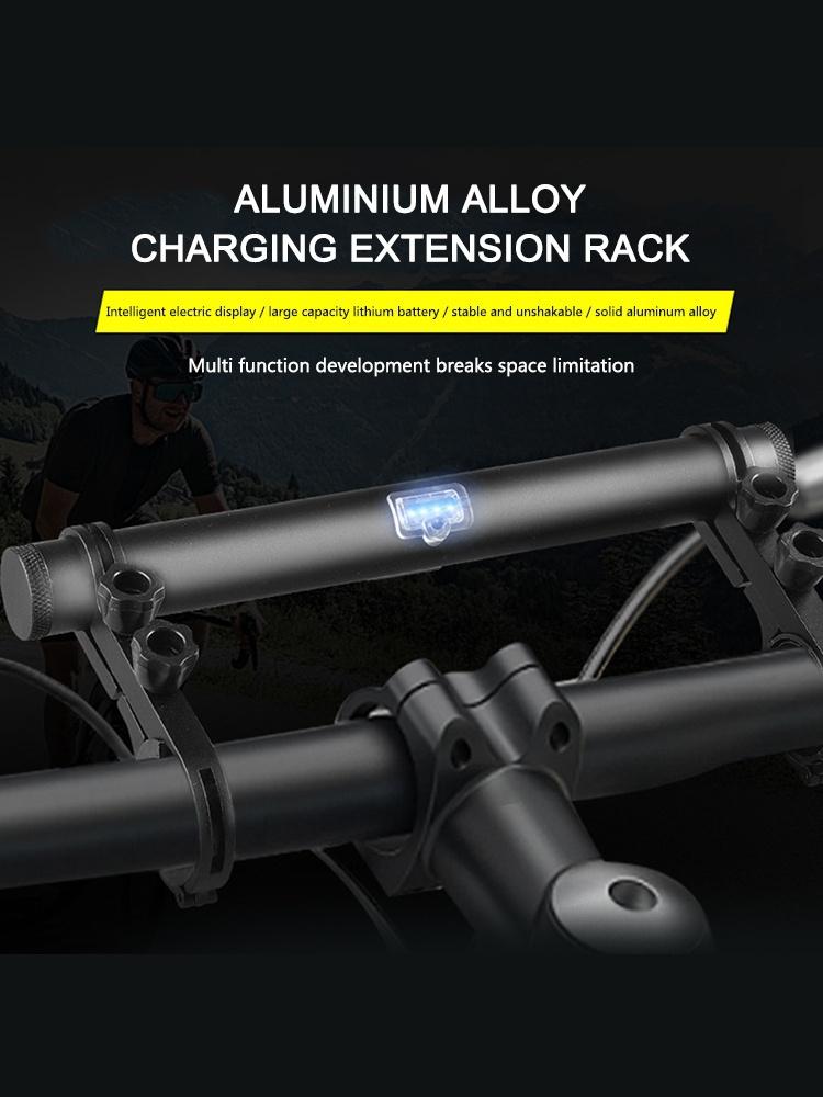 Удлинитель Удлинитель Стойка Удлинительная рама Лампа Фонарик Кронштейн Зажим Оборудование для верховой езды Usb Велосипед Кронштейн из алюминиевого сплава Кронштейн-удлинитель светильника
