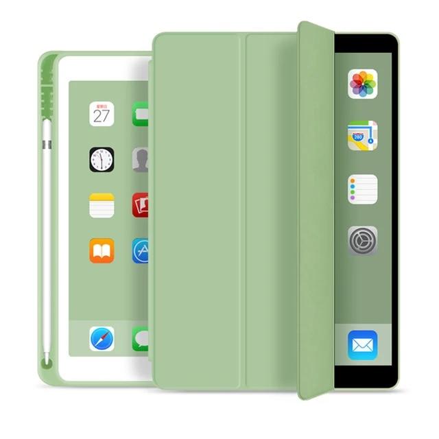 Чехол для iPad Mini 6, 5 с держателем-карандашом, чехол для iPad Pro 12,9, 11, 2021, 2020, чехол для iPad Air 4, 3, 2, 1, чехол для iPad 10,2, 7, 8, 9 поколения