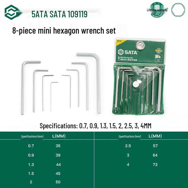 Набор шестигранных и Torx ключей и отверток