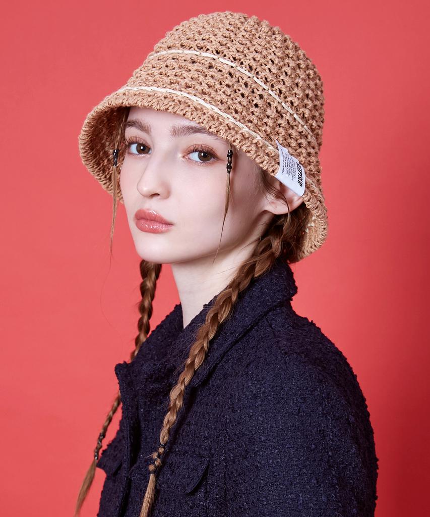 Минималистичная коричневая панама Seullipiseullib Line