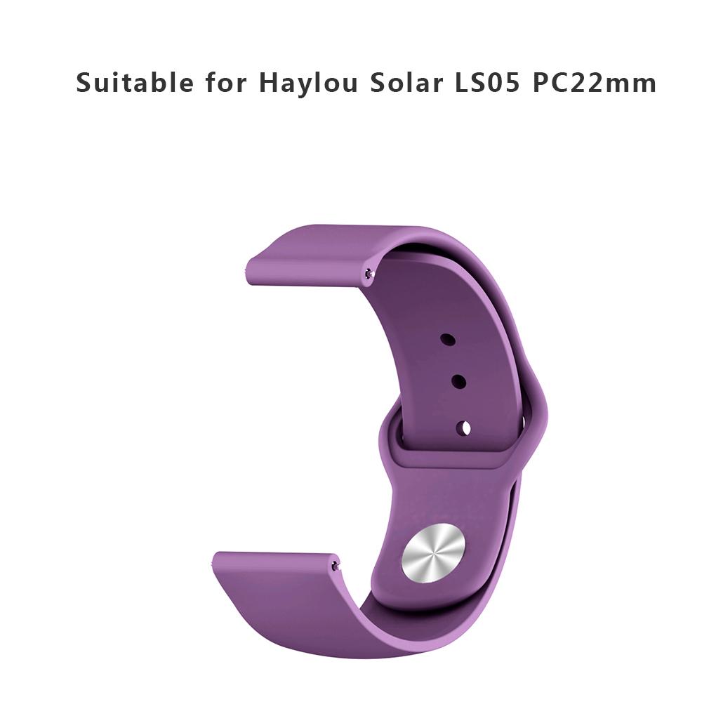 Электрические наручные часы Силиконовый ремешок Регулируемый мягкий ремешок с пряжкой для solar LS05