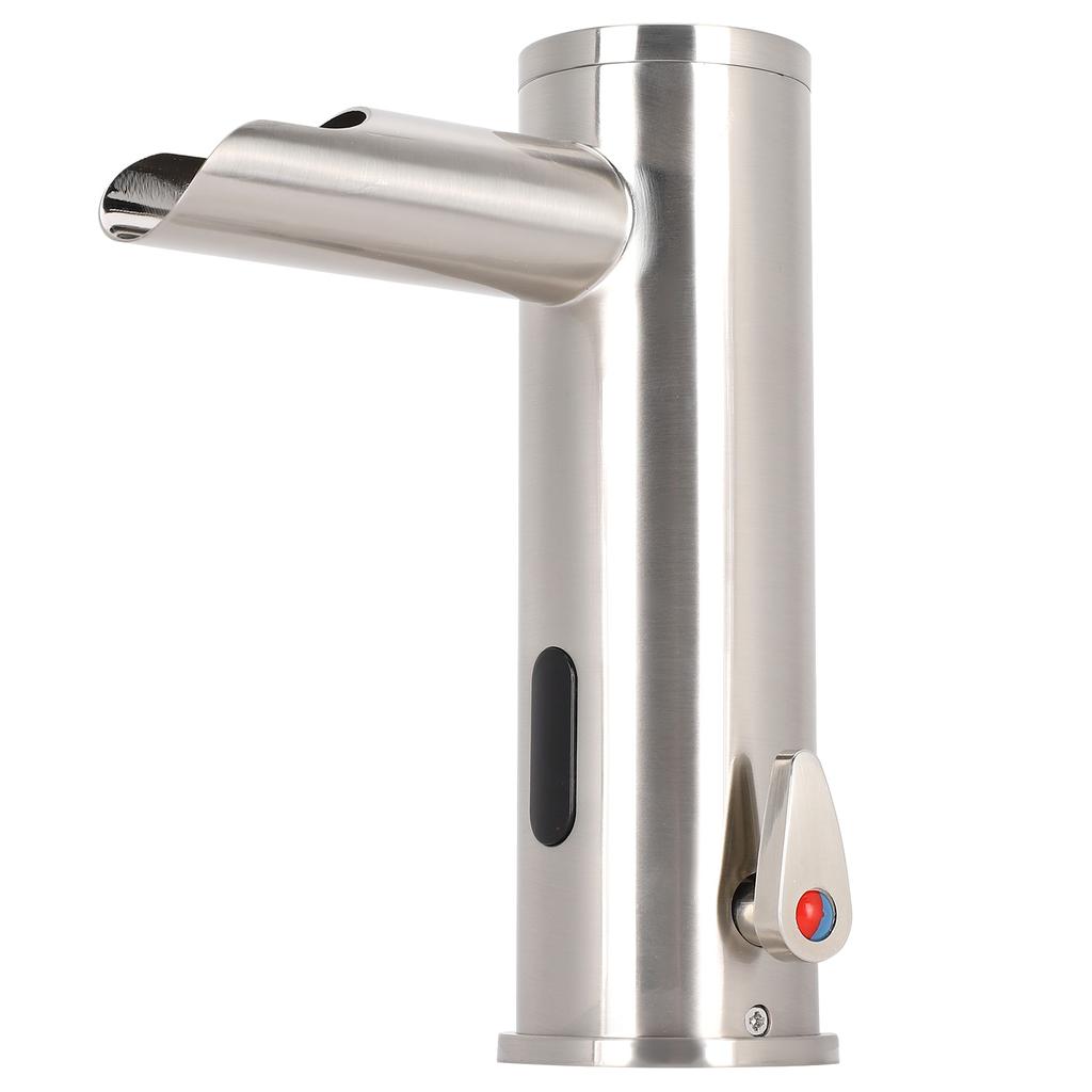 Автоматический бесконтактный смеситель для горячей и холодной индукции с ручкой регулировки температуры G1/2