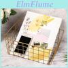 Storage Basket With Iron Material For Home Office And Bathroom Organization