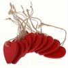 50Pcs/Pack Wood Heart Tags Hanging Craft DIY Wood Tags Hanging Tags Wooden Heart Scrapbooking Craft Wedding Party Home Decorations