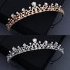 Direct Sales Yaxing Alloy Crystal Queen Headband Photo Simple Wedding Head Jewelry Hair Crown Bridal Crown