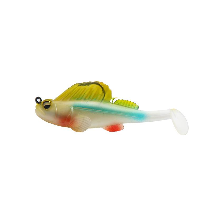 Силиконовая наживка для прыгающей рыбы с антивисячим дном, 8,5 см/14 г, приманки