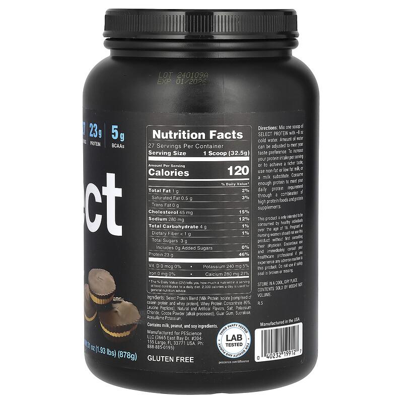 Select Protein™, Chocolate Peanut Butter Cup, 1.93 lbs (878 g)