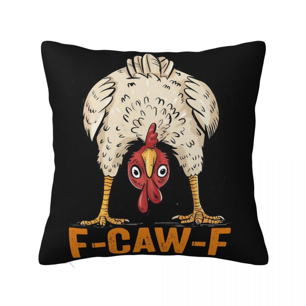 Смешные F-Caw-F Куриные Наволочки FCAWF Наволочка для Подушки Чехлы на Подушки Декор для Гостиной На Молнии Разные Размеры