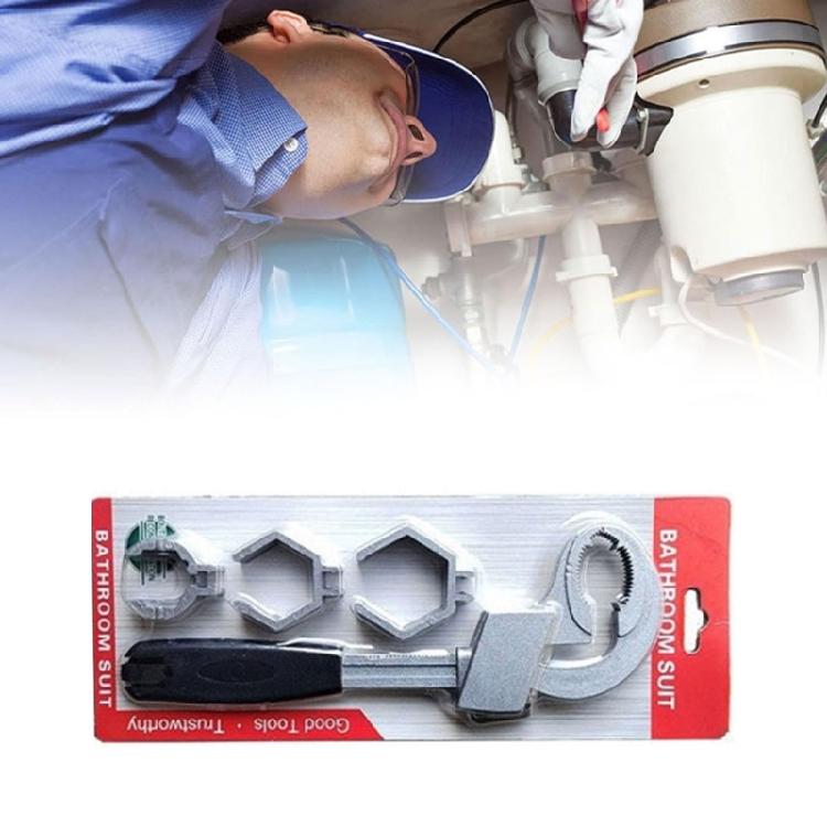 Разводные ключи с большим зевом 80 мм, инструмент для ремонта ванной комнаты, умывальника