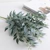 1шт искусственные плетеные листья ивы поддельные зеленые растения листва свадебный домашний декор