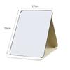 Folding Makeup Mirror High-quality Portable Desktop Makeup Mirror Single-side Creative Women Solid Color Standing Makeup Mirror