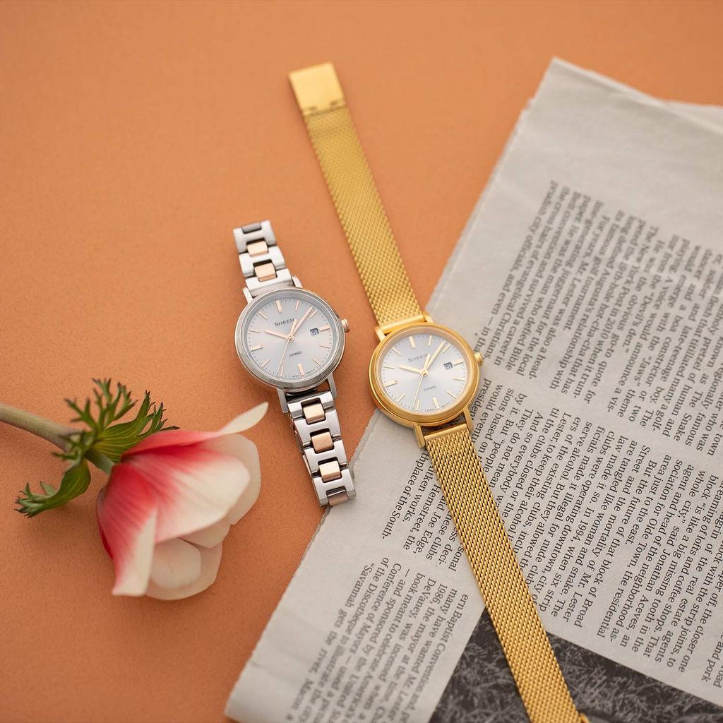 Casio Sheen SHS-D300SG-7AJF Солнечные Золотой Акцент