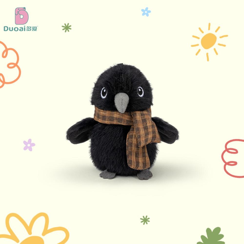 Плюшевая игрушка-симуляция птицы, милая кукла-воробей, попугай, памятный подарок из зоопарка