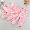 Newborn Thermal Flannel Cardigan Set - Autumn/Winter Baby Suit for Boys & Girls