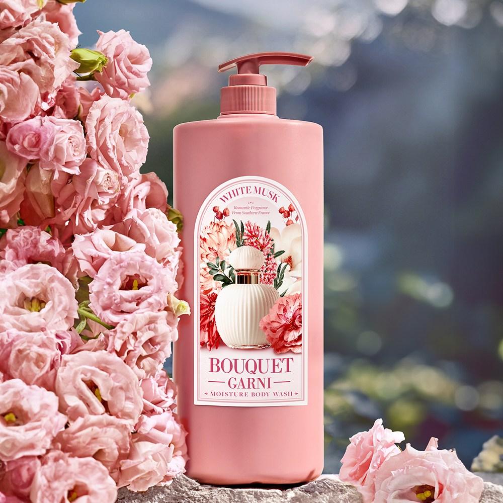Bouquet Garni Moisture Body Wash White Musk Fragrance, 1L, 1 Unit