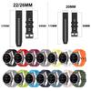 Силиконовый ремешок для часов Garmin Fenix 7/7s/7X Pro с быстросъемным креплением, стиль как у официального для моделей Fenix 5/6/935