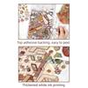 Decompression 3D Landscape Sticker Visual Stacking DIY Cabin Scene Sticker  Children Gift
