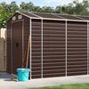 VidaXL Garden Shed, Tool Shed with Handles, Tool Shed with Sloping Roof, Terrace Storage Shed, 3188274