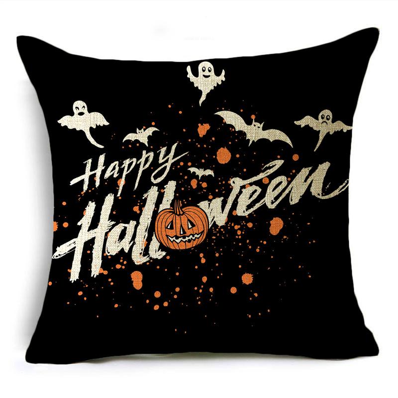 New Halloween Series Pillow Cover Festive Atmosphere Home Sofa Cushion Cover 40*40cm/45*45cm/50*50cm