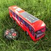 Rc Bus Electric Remote Control Car with Light Tour Bus School City Model 27Mhz Radio Controlled Machine Toys For Boys Kids
