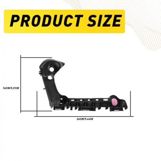For Toyota Corolla LE XLE Front Bumper Brackets Retainers Left Right I