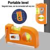 Portable Magnetic Small Pocket Level Tool with Two Bubble Spirit Leveler