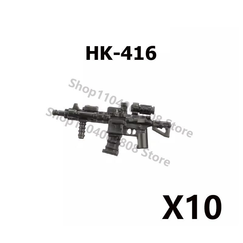 MOC Военный Пистолет Оружие Строительные Блоки Солдат Винтовка M16 M4 Автомат Шлем с Печатью США Берет Жилет Ремень Тактическая Шляпа Кирпич