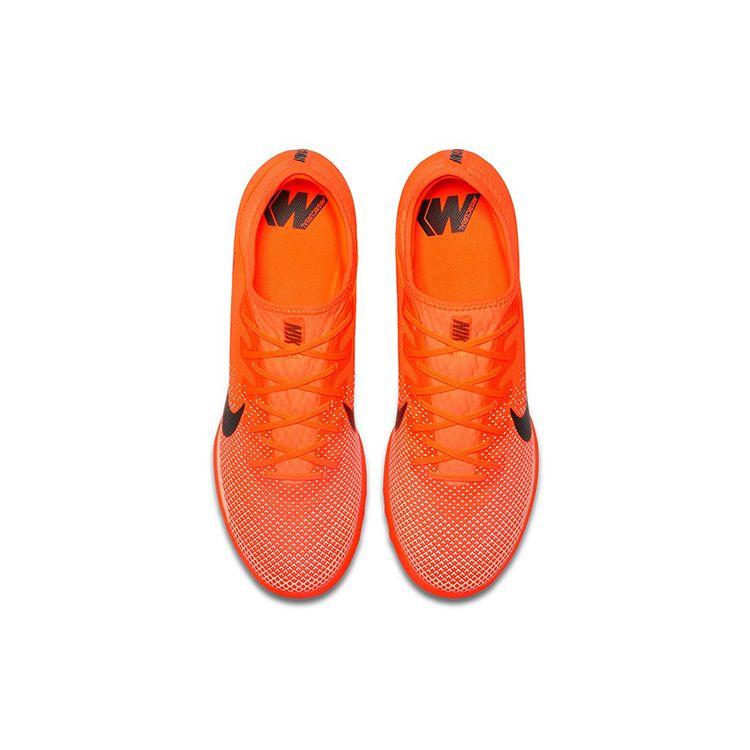 Nike Кроссовки унисекс Vapor 12 Pro TF Hyper Crimson Оранжевый Черный Белый AH7388-801