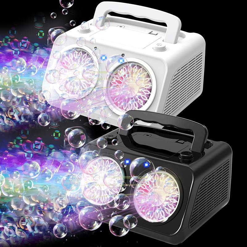 20 Hole Handheld Bubble Machine, Small Bubble Toy, Parent-child Interaction, Outdoor Toy Without Battery and Bubble Water