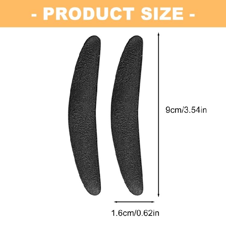 6 пар Защитные накладки от натирания на пятку Дышащие Клейкие Мягкая ткань Подушечки-вкладыши для туфель на высоком каблуке Кожаной обуви Кед