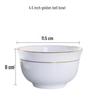 Керамическая посуда Minnai Jingdezhen, ручная роспись, золотой ободок
