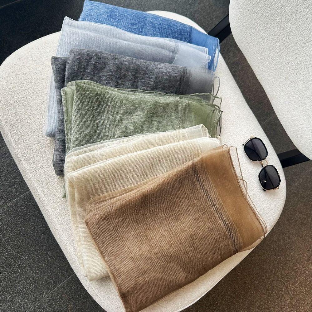 Double Layer Scarf Shawl Lightweight Fashion Shawl Fashion Women's Scarf Spring Autumn Outfit