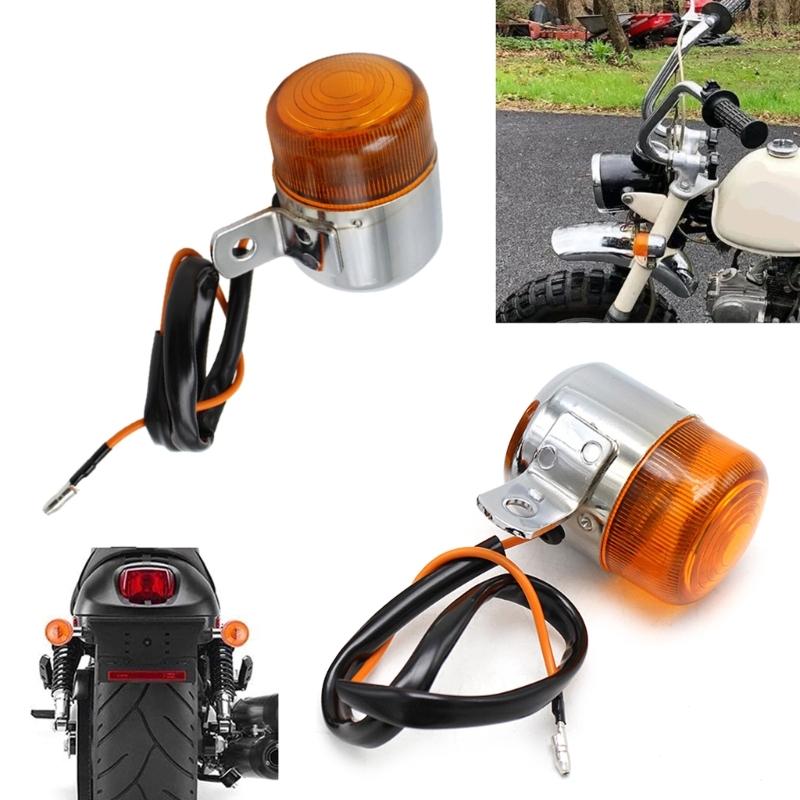 12V LED Turn Signal Kit Front Turn Signal Light Modified Amber Light LED Motorcycle Turn Signal Light
