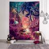 Аниме-гобелен в стиле Metroid, подвесной, Таро, Хиппи, настенные ковры, Декор для общежития, дома
