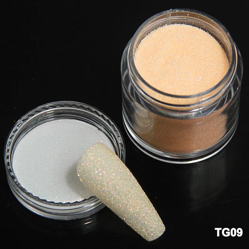 3,5 г Радужный сахарный глиттер для ногтей Цветная пудра-пигмент для маникюра с эффектом сахара, блестящая пыль, украшения для нейл-арта