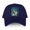 Мужские хлопковые шапки Venti Genshin Impact classic Уникальные бейсболки Роскошная кепка с графикой Anime Game Регулируемая шляпа унисекс в стиле хип-хоп