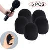 5 Pcs Washable Mic Cap Thicken Microphone Foam Cover Protective Sponge
