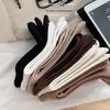 5 пар носков цвета молочного чая, весенние и осенние, наборные носки, женские носки длиной до середины голени, носки-спагетти, женские, хлопковые, однотонные