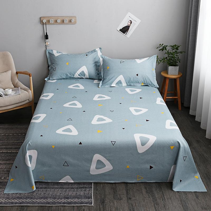 Bedsheet Four-piece Set, Pillowcase, Quilt Cover, Quilt Cover, Autumn Dormitory Washed Cotton Three-piece Set, Single Product Brushed