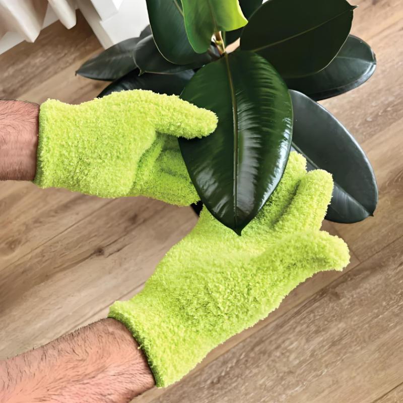 Microfiber Dusting Gloves Stretchable & Breathable Cleaning Gloves Non-Waterproof For Cars, Boats, RVs, Pools, Home, Kitchen