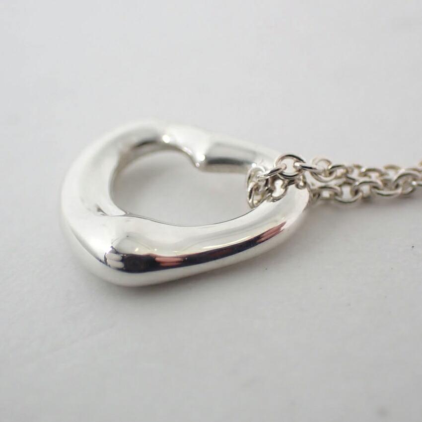 [Б/у] TIFFANY/Тиффани 925 Кулон/Ожерелье Открытое Сердце/j88-2