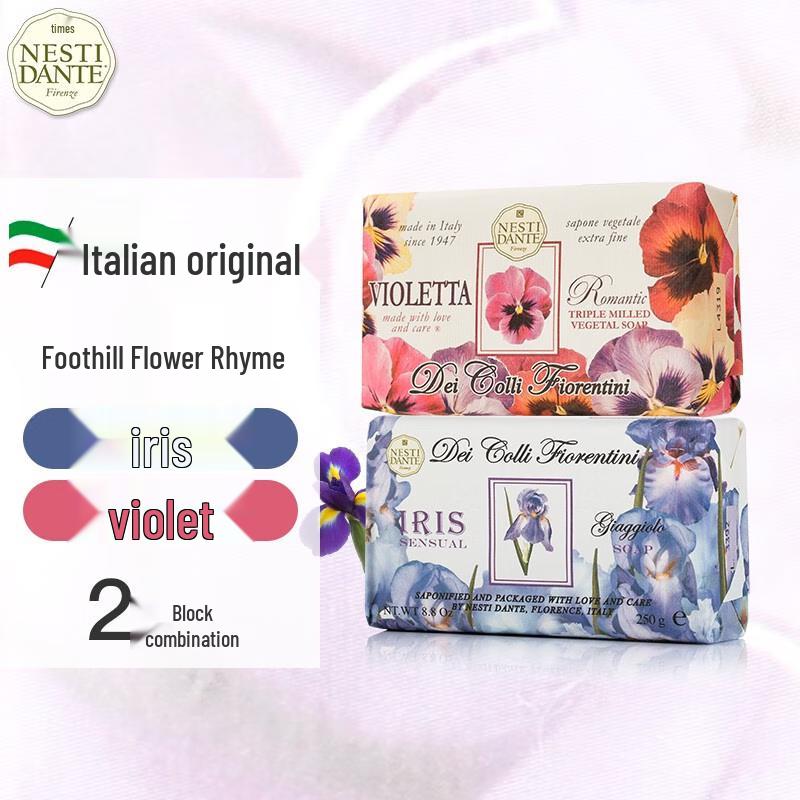 Nesti Dante Foothills Floral Handmade Essential Oil Soap Twin Pack